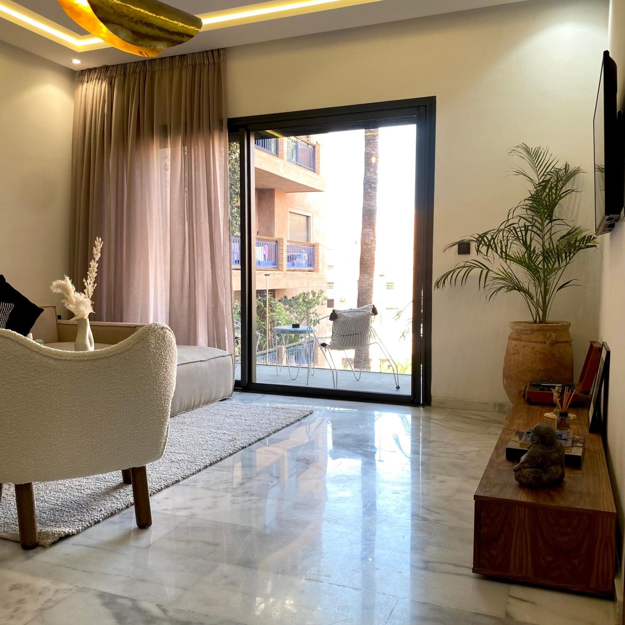 Rooftop Pool, Bright & Cozy Apartment In City Center Marrakesh Exterior photo